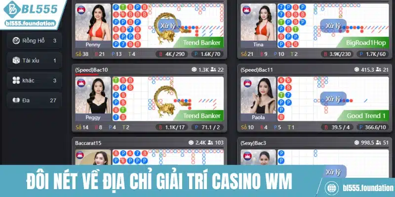Đôi nét về địa chỉ giải trí Casino WM
