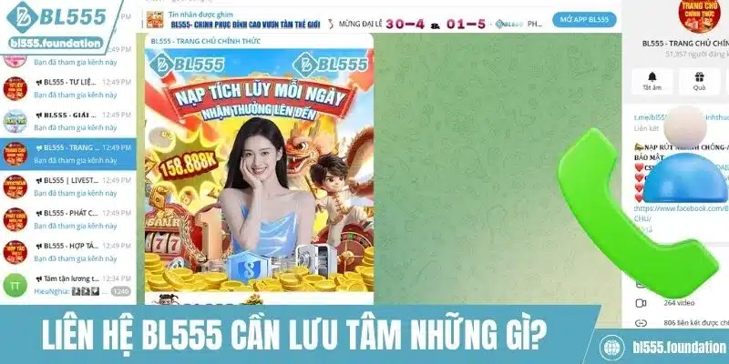 Liên hệ BL555 và những điều cần lưu tâm
