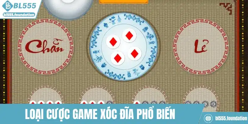 Loại cược game xóc đĩa phổ biến